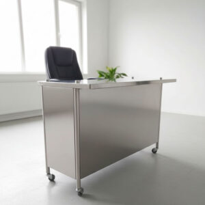 Escritorio de oficina acero inoxidable oficina