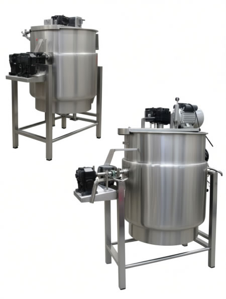 Marmitas en acero inoxidable motor