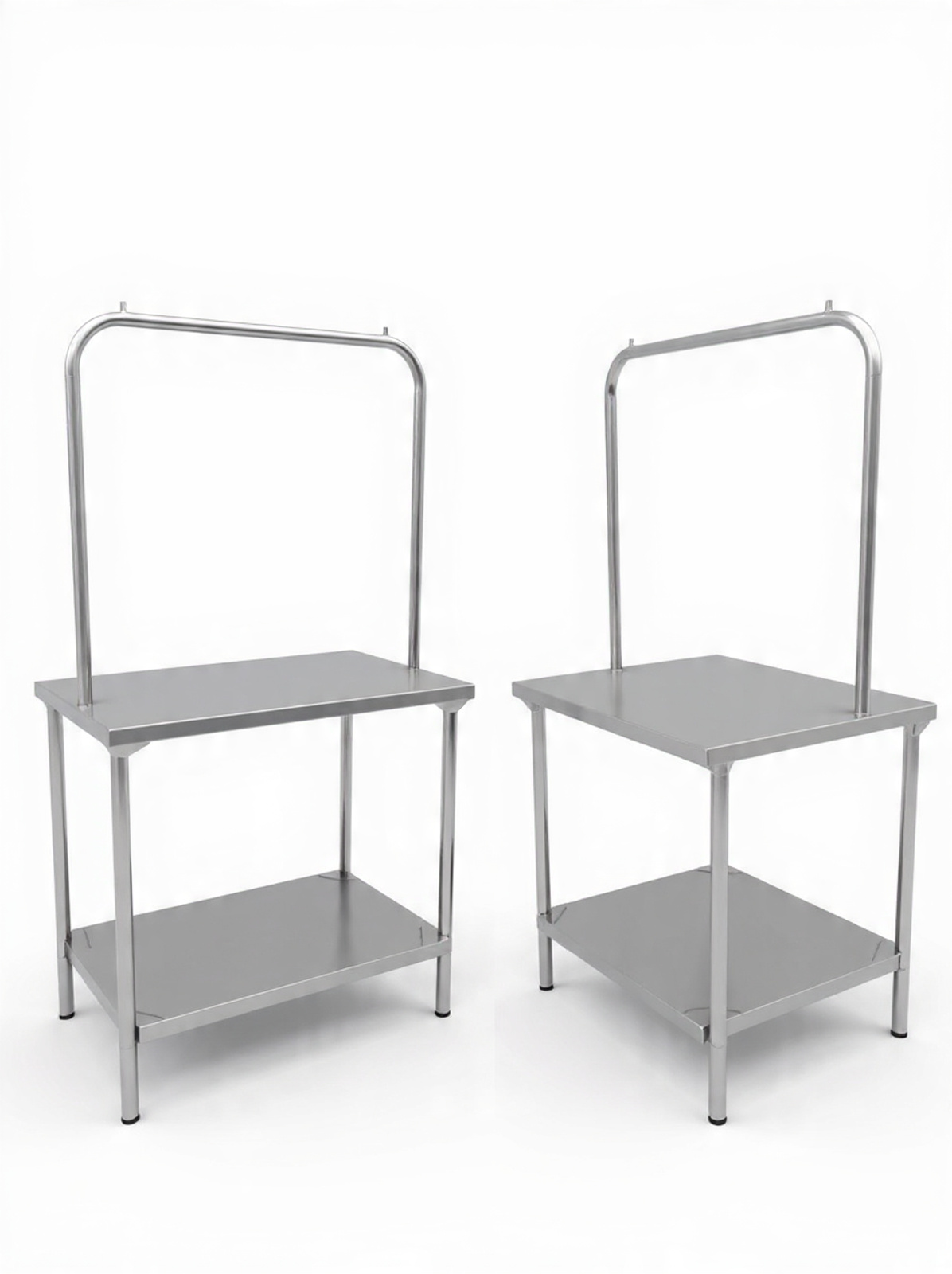 Mesa para carnicería en acero inoxidable dual