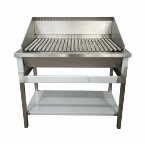 asador industrial en acero inoxidable