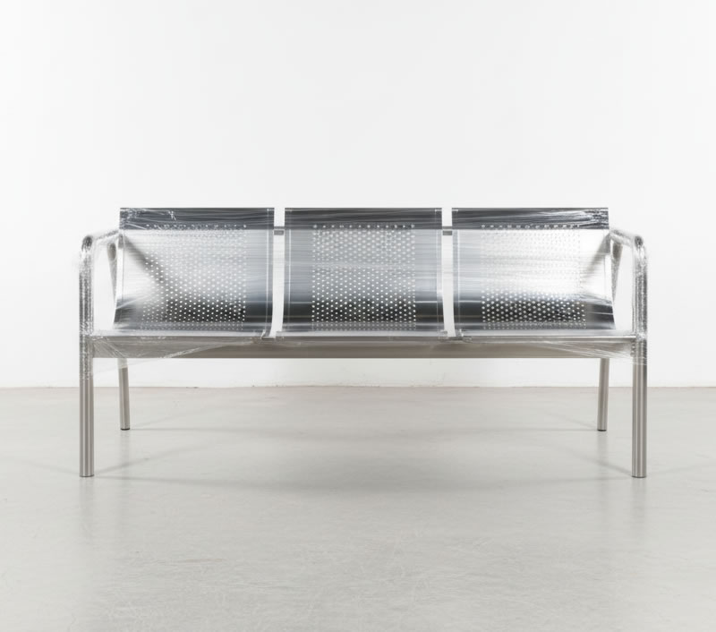 Banca de Acero Inoxidable 3 Plazas