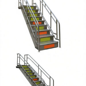 escalera en acero inoxidable