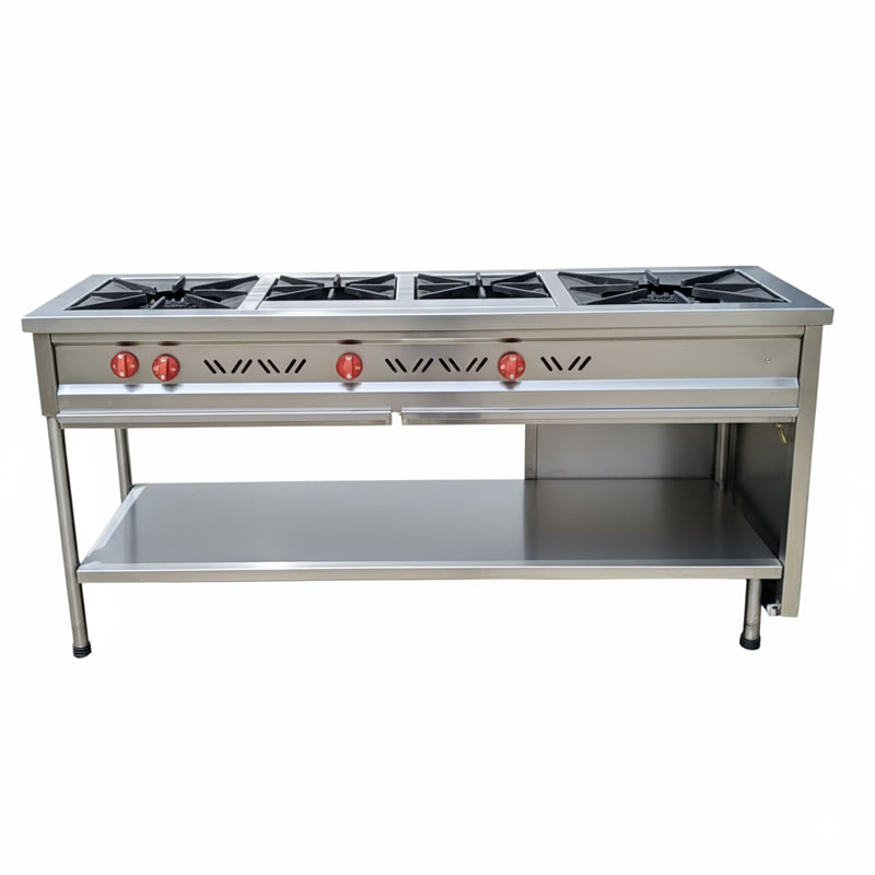 estufa industrial en acero inoxidable