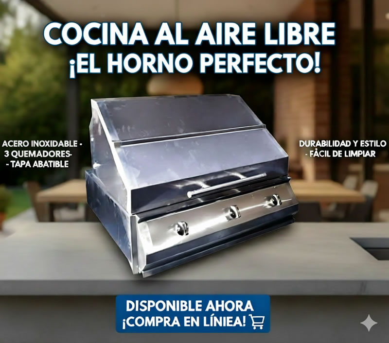 Barbacoa Acero Inoxidable con Termostato - Imagen 3