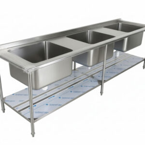 meson acero inoxidable con poceta honda