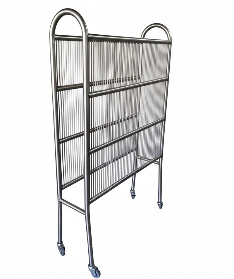 Platillero movible en acero inoxidable