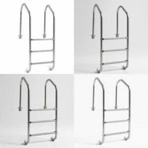 escalera piscina en acero inoxidable 304